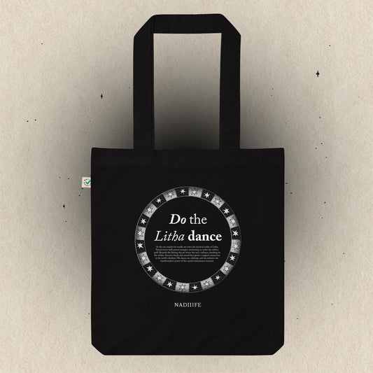 Black Litha – Organic tote bag